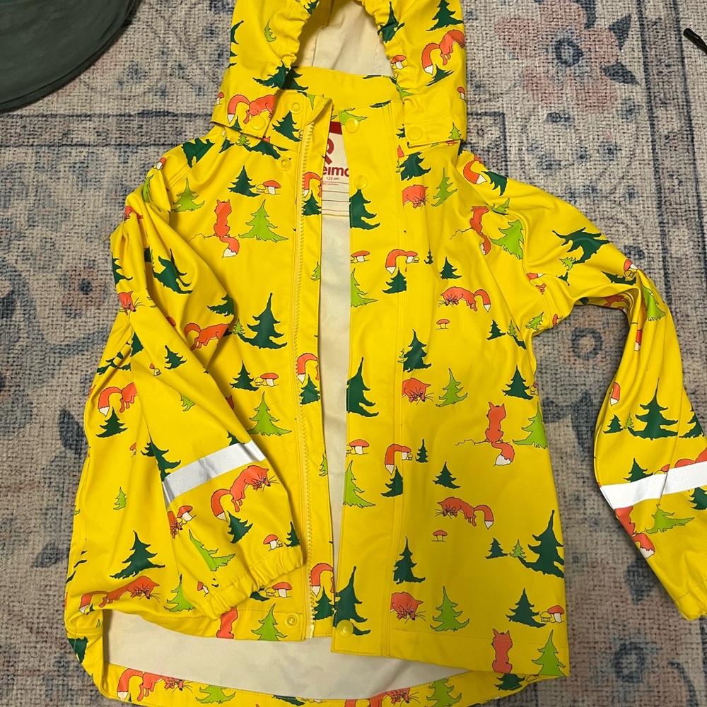 Yellow Fox Raincoat